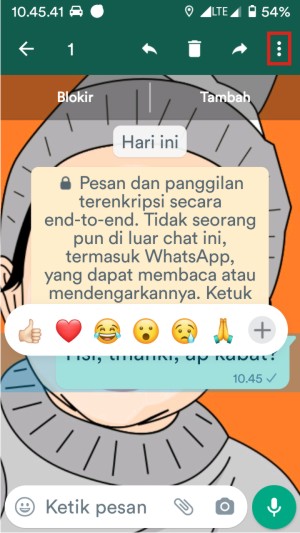 Cara Mengedit Pesan WhatsApp Yang Sudah Terkirim 1 Langkah pertama edit pesan WA adalah memblok pesan yang salah.