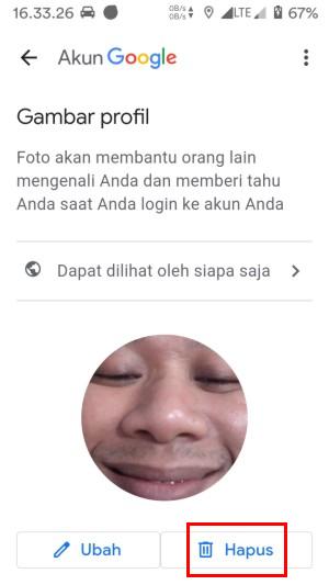 Cara Menghapus Foto Profil Gmail (Panduan Lengkap Pemula) 2 Tap "Hapus" untuk menghilangkan foto profilmu yang sekarang.