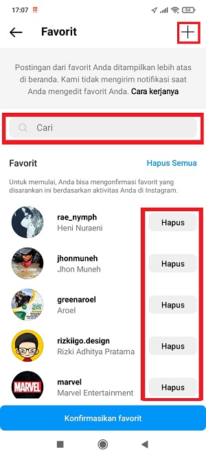 Cara Menggunakan Fitur Favorit di Instagram (Update 2023) 5 tap tombol “+” atau pada kolom “Cari”.