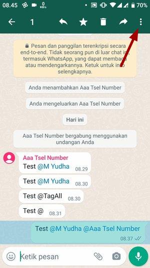 Cara Tag Semua Anggota Grup WhatsApp (Manual ataupun Sekaligus) 6 Cara Tag Semua Anggota Grup WhatsApp (Manual ataupun Sekaligus) 5