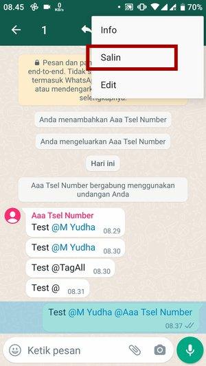 Cara Tag Semua Anggota Grup WhatsApp (Manual ataupun Sekaligus) 8 Cara Tag Semua Anggota Grup WhatsApp (Manual ataupun Sekaligus) 7