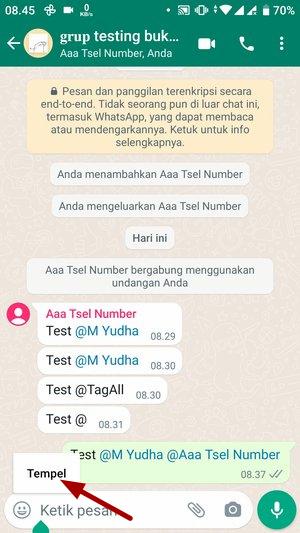 Cara Tag Semua Anggota Grup WhatsApp (Manual ataupun Sekaligus) 10 Cara Tag Semua Anggota Grup WhatsApp (Manual ataupun Sekaligus) 9