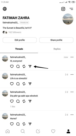 Cara Membagikan Utas Threads ke Instagram Story 4 Cara Membagikan Utas Threads ke Instagram Story 3