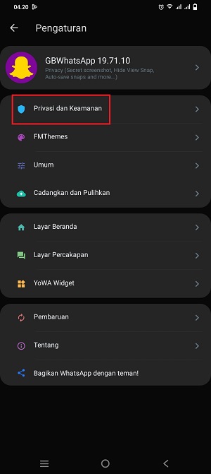 Cara Blokir Otomatis Nomor Telepon Tidak Dikenal di WhatsApp 2 tap Privasi & Keamanan.