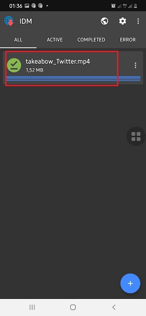 Panduan Mendownload Video di DM Twitter (Simpel dan Up-to-date) 12 Tunggu proses pengunduhan selesai dilakukan.