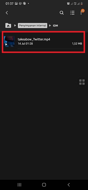 Panduan Mendownload Video di DM Twitter (Simpel dan Up-to-date) 14 Disanalah, kamu akan menemukan file video DM yang sudah didonlot.