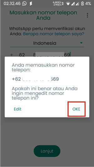 Fitur Transfer Chat WhatsApp Untuk Memindahkan Chat Ke HP Baru Dengan Mudah 9 Selesaikan proses verifikasi.