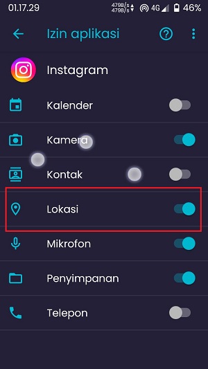 Kenapa tidak bisa menghapus lokasi di postingan Instagram? 6 Aplikasi Instagram telah diberikan izin untuk mengakses lokasi perangkat (hp).