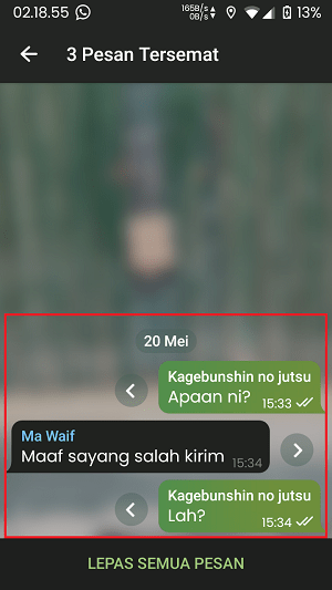 Cara Sematkan Pesan di Telegram (untuk Chat Personal, Grup, dan Channel) 7 Ada halaman tersendiri dimana pesan tersemat yang jumlahnya lebih dari satu.
