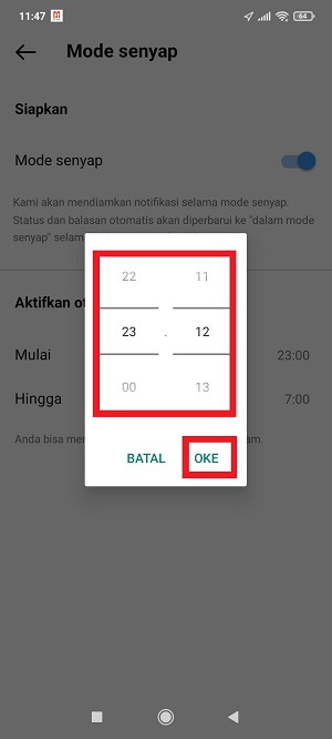 Apa itu Mode Diam (atau Mode Senyap) di Instagram dan Cara Menggunakannya 11 tentukan jam berapa mode Senyap akan aktif.