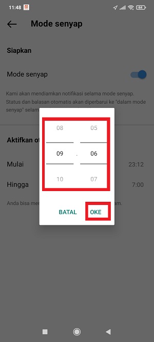 Apa itu Mode Diam (atau Mode Senyap) di Instagram dan Cara Menggunakannya 13 tentukan jam berapa mode Senyap akan dinonaktifkan secara otomatis.