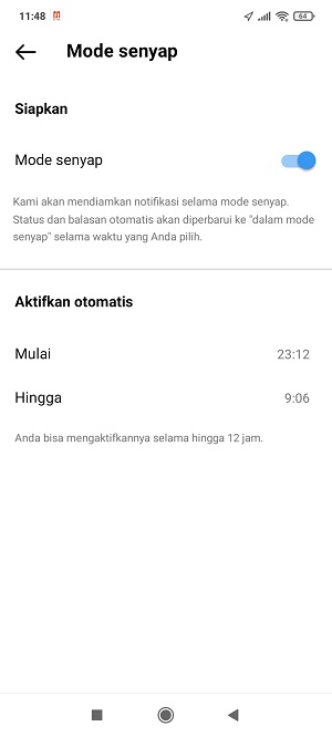 Apa itu Mode Diam (atau Mode Senyap) di Instagram dan Cara Menggunakannya 14 mode senyap sudah berhasil diaktifkan.