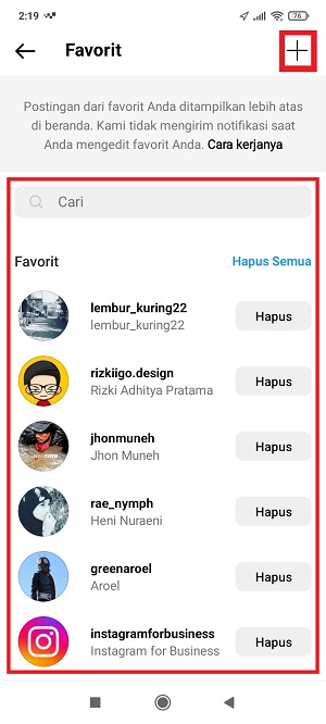 Cara Menggunakan Fitur Favorit di Instagram (Update 2023) 10 kamu bisa langsung mengedit daftar favoritmu.
