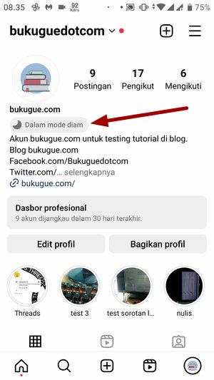 Apa itu Mode Diam (atau Mode Senyap) di Instagram dan Cara Menggunakannya 3 Apa itu Mode Diam (atau Mode Senyap) di Instagram dan Cara Menggunakannya 2
