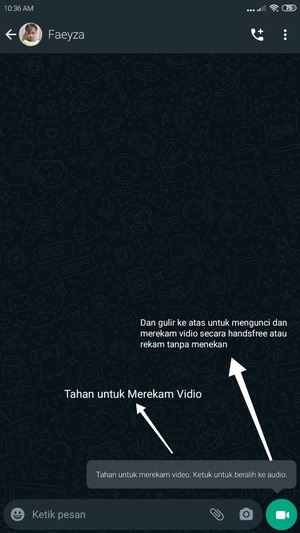 Cara Mengirim Pesan Video (Video Bulat) di WhatsApp 8 Cara Mengirim Pesan Video (Video Bulat) di WhatsApp 7