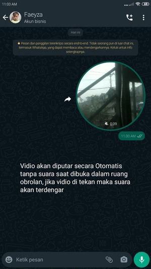 Cara Mengirim Pesan Video (Video Bulat) di WhatsApp 12 Cara Mengirim Pesan Video (Video Bulat) di WhatsApp 11