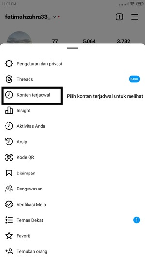 Cara Menjadwalkan Postingan di Instagram (Hingga 75 Hari Kedepan) 6 pemilihan fitur konten terjadwal untuk melihat