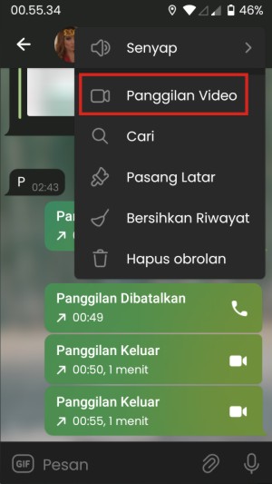 Cara Share Screen atau Berbagi Layar di Telegram (Panduan Pemula Lengkap) 2 Buka panggilan video.