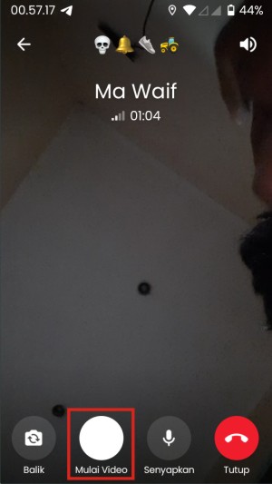 Cara Share Screen atau Berbagi Layar di Telegram (Panduan Pemula Lengkap) 4 Kemudian, kamu tap tombol mulai video.