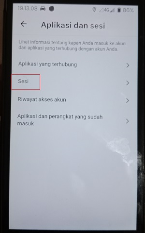 Cara Logout Akun Twitter (Di HP, Laptop atau Perangkat lainnya) 11 Tap menu “Sesi”.