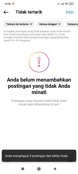 Cara Menghilangkan Postingan Yang Disarankan di Instagram 21 Postingan sudah dikembalikan.