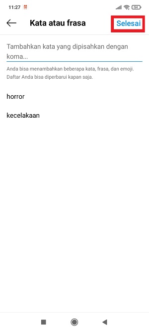 Cara Menghilangkan Postingan Yang Disarankan di Instagram 26 Tap “Selesai”.