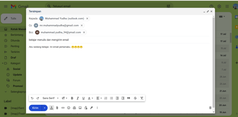 Inilah Perbedaan CC dan BCC di Email (Supaya Tidak Salah Pakai) 3 Inilah Perbedaan CC dan BCC di Email (Supaya Tidak Salah Pakai) 2