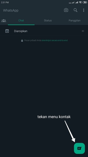 Cara agar Status WA tidak pecah dan buram (6x lebih baik) 1 tampilan whatsapp