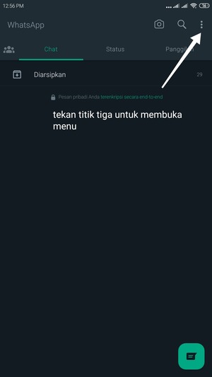 Cara Login WhatsApp Web Menggunakan Nomer HP (Tanpa Perlu Scan kode QR) 4 tampilan whatsapp di ponsel