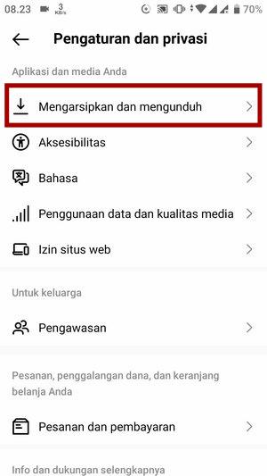 Cara Mengarsipkan Story Instagram (agar tidak hilang setelah 24 Jam) 6 Cara Mengarsipkan Story Instagram (agar tidak hilang setelah 24 Jam) 5